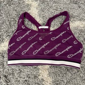 NWOT Champion purple sports bra
